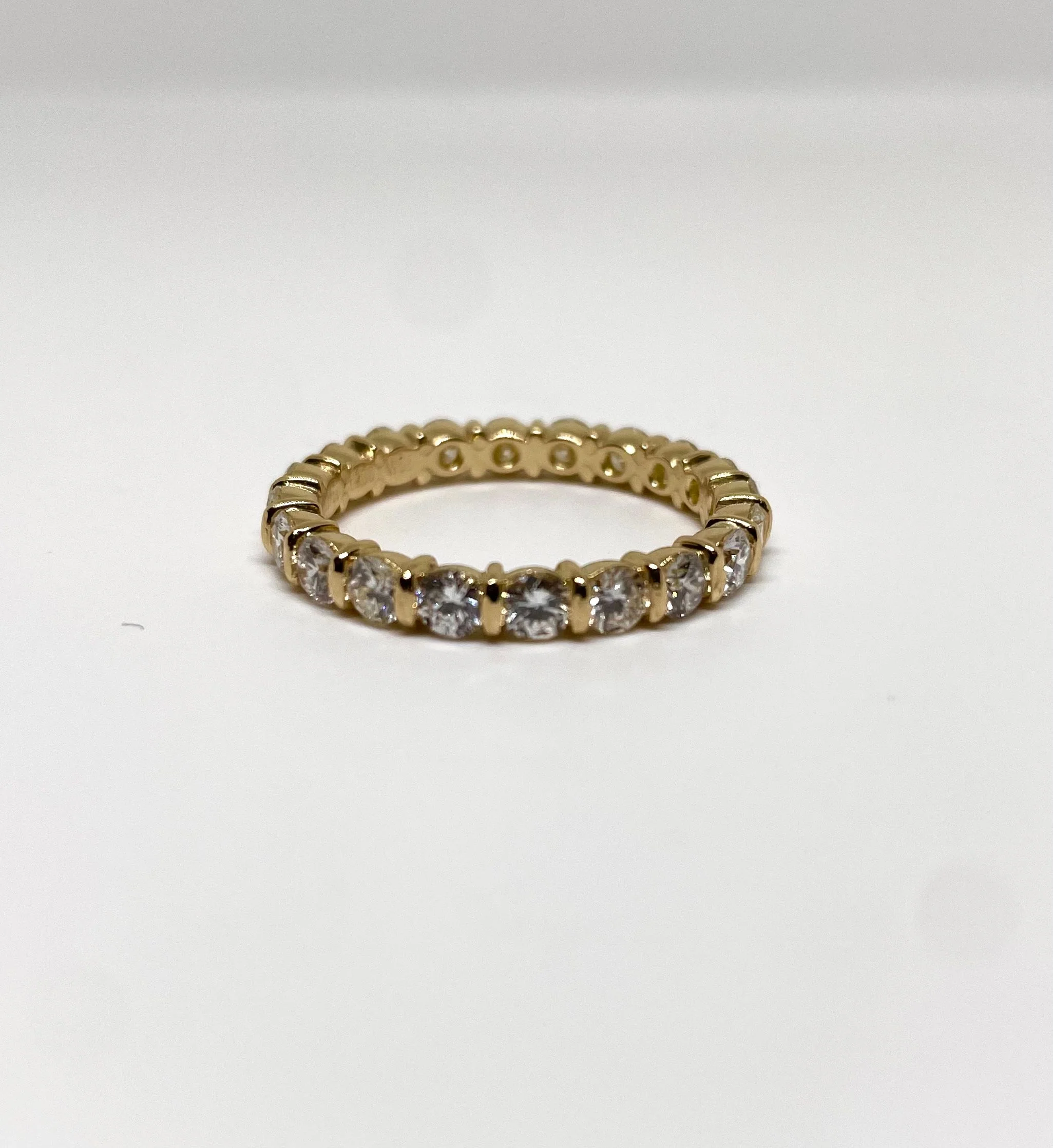 Ring Alliance in rose gold and diamonds - Image 2