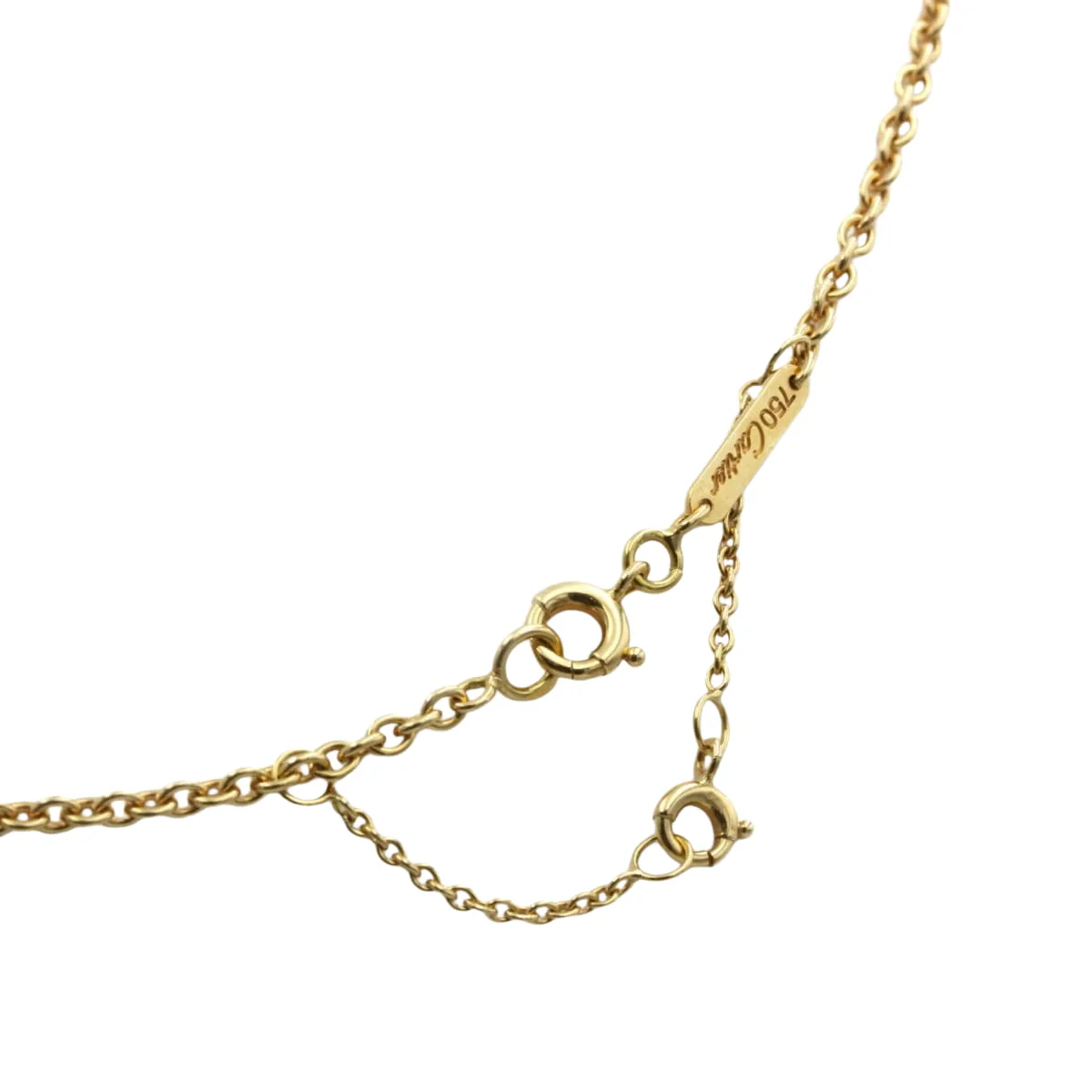 Necklace CARTIER "Trinity" pendant in yellow gold, white gold and rose gold - Image 5
