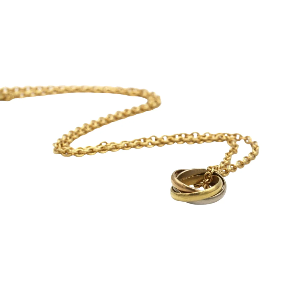 Necklace CARTIER "Trinity" pendant in yellow gold, white gold and rose gold - Image 6
