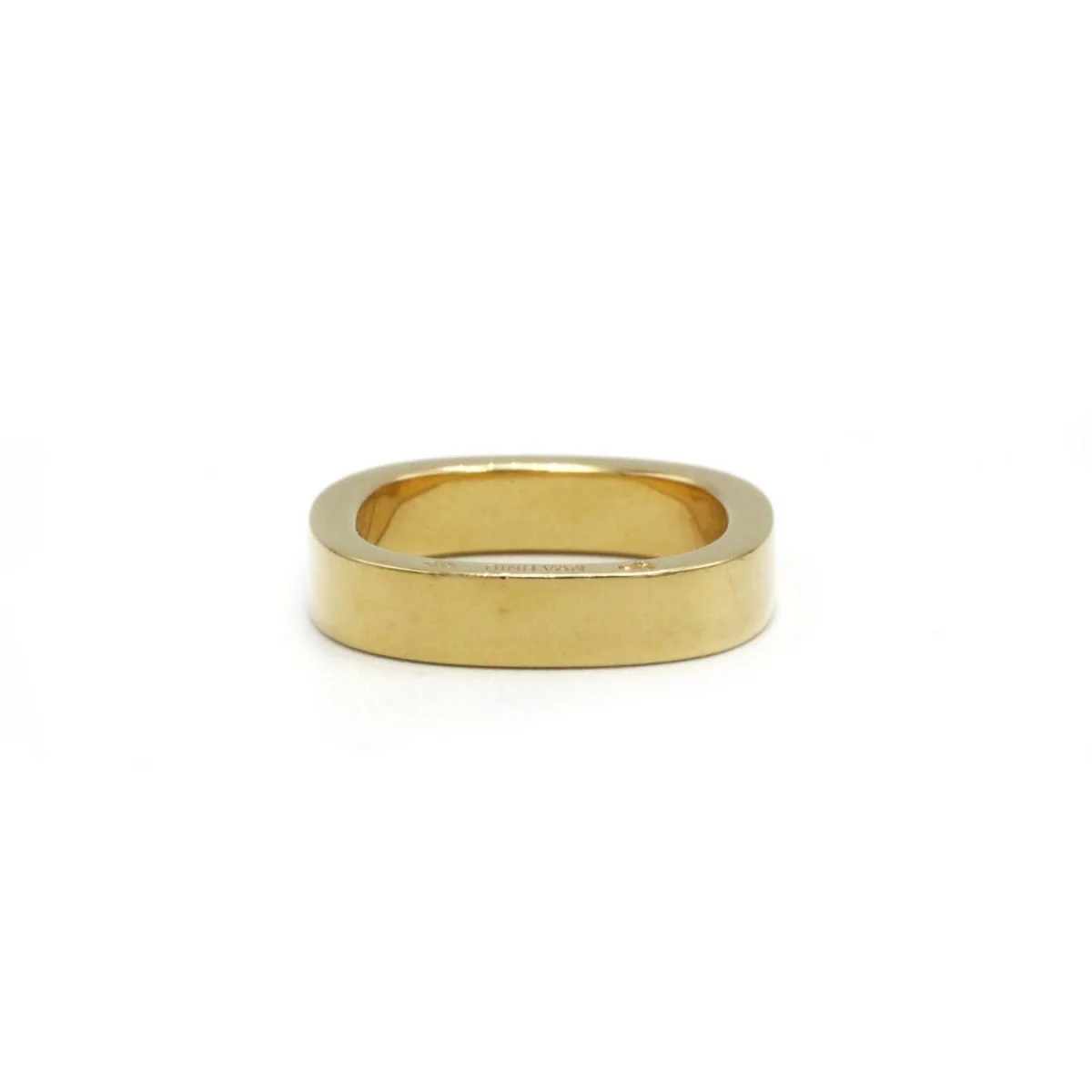 Ring Alliance DINH VAN "La carrée" in yellow gold - Image 2