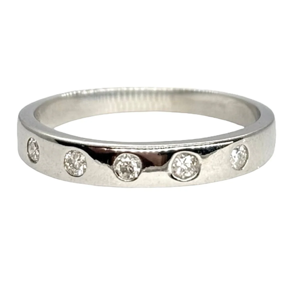 Ring Alliance in white gold and diamonds