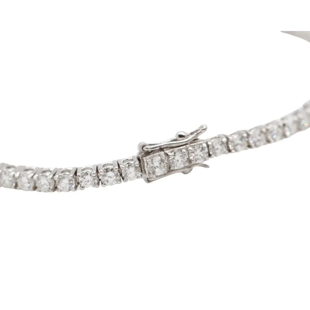 Bracelet Line in white gold and diamonds - Image 3