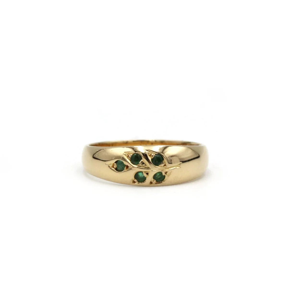 Ring - Yellow Gold & Emeralds
