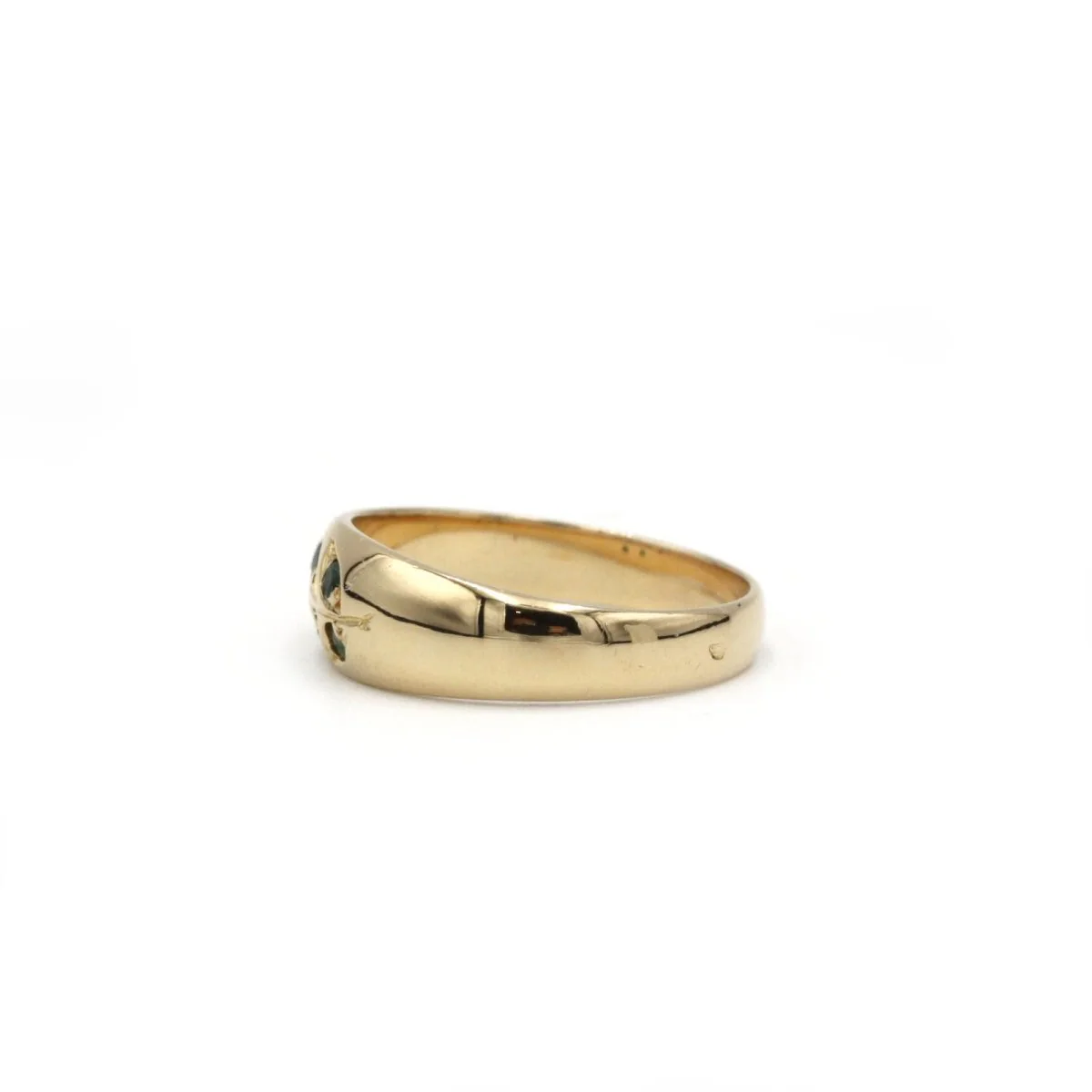 Ring - Yellow Gold & Emeralds - Image 2