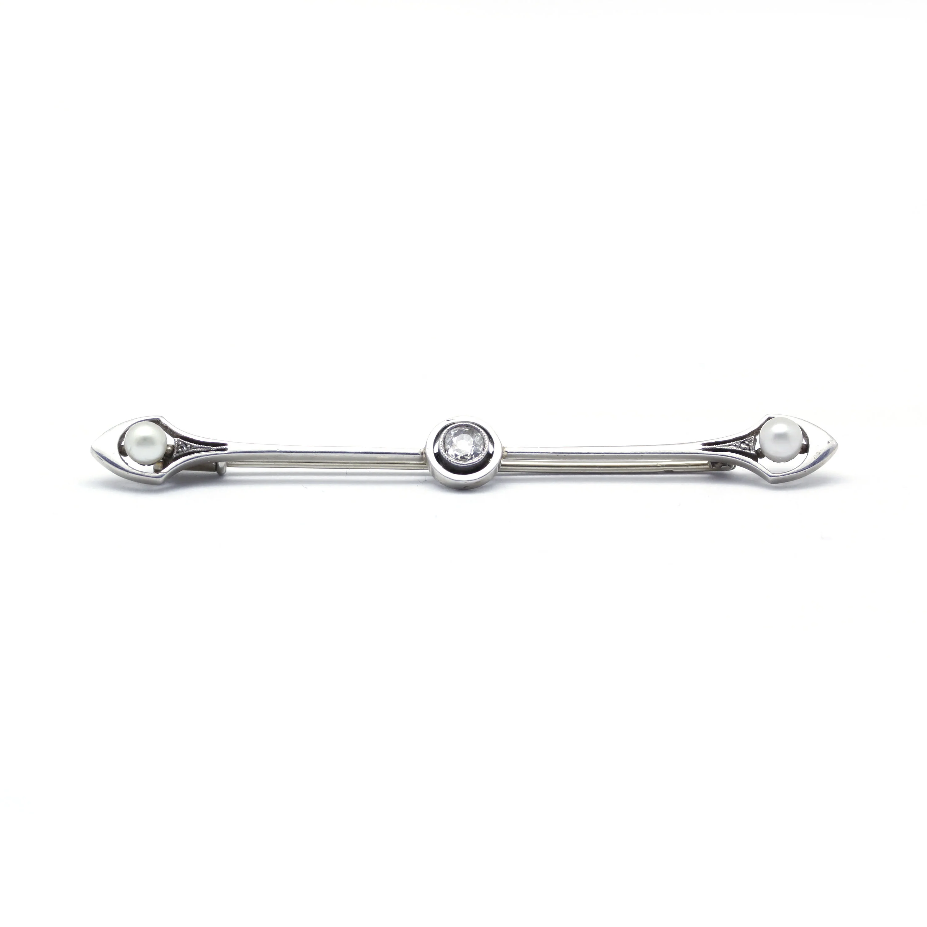 Brooch - Gold, Diamonds and Pearls