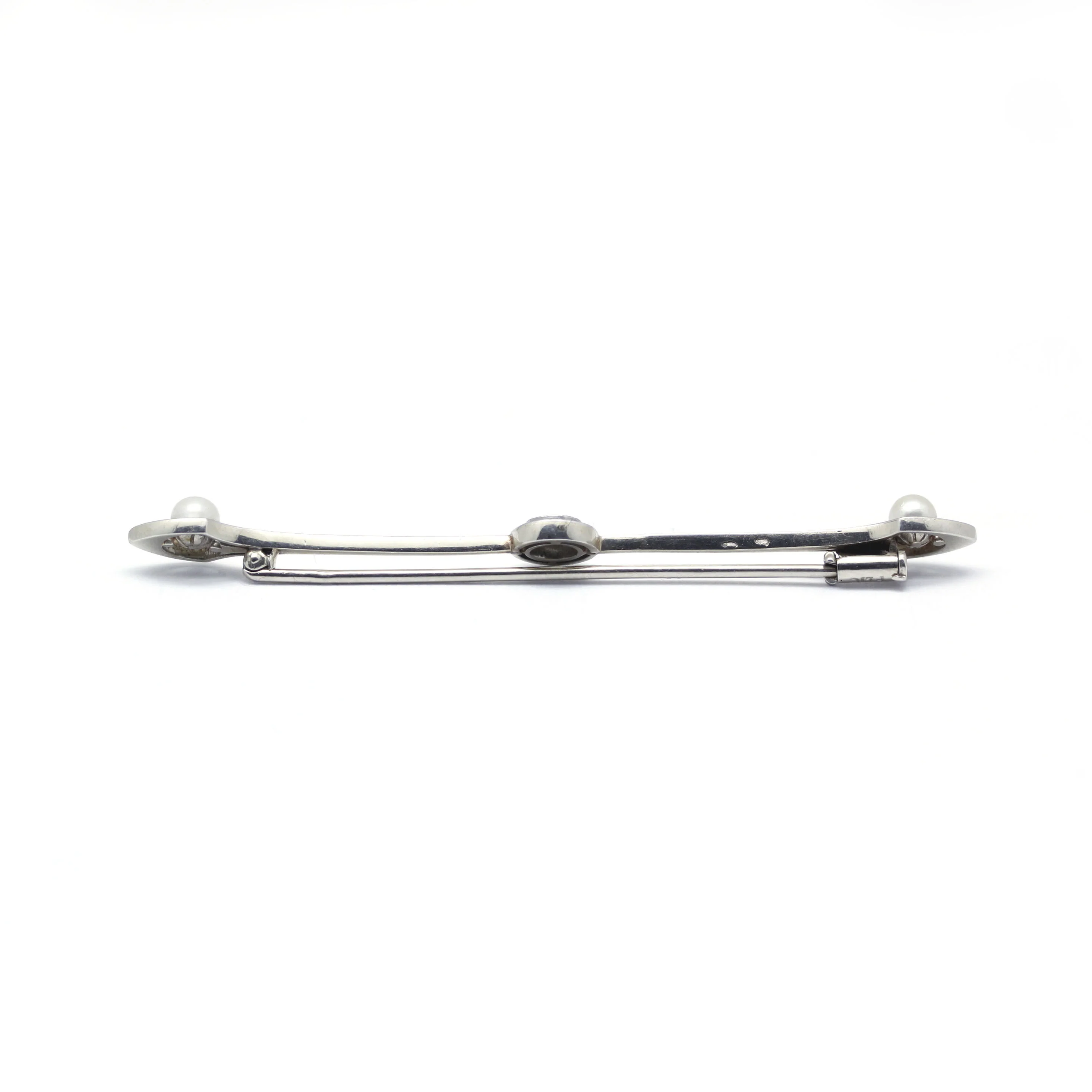 Brooch - Gold, Diamonds and Pearls - Image 3