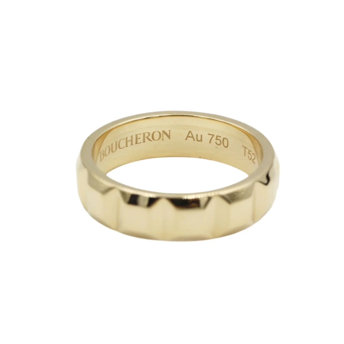 BOUCHERON "Clous de Paris" ring in yellow gold - Image 2