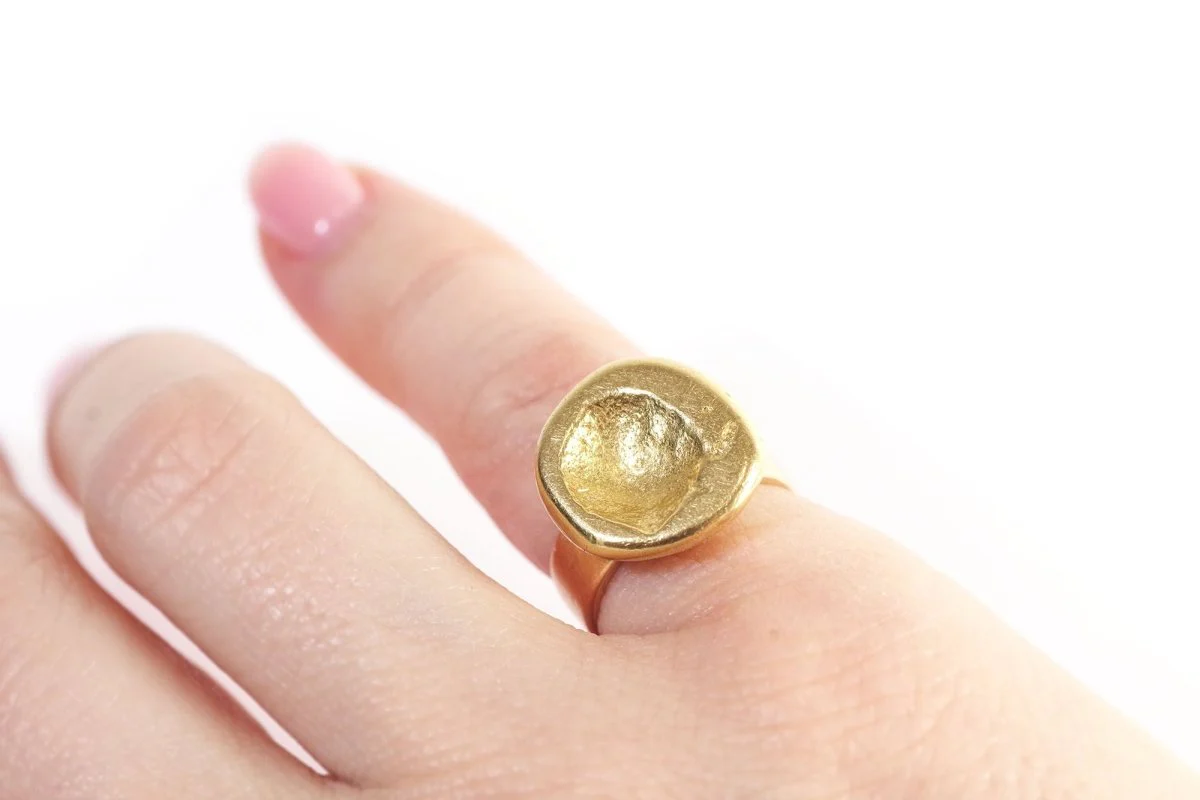 Yellow gold ring - Image 2