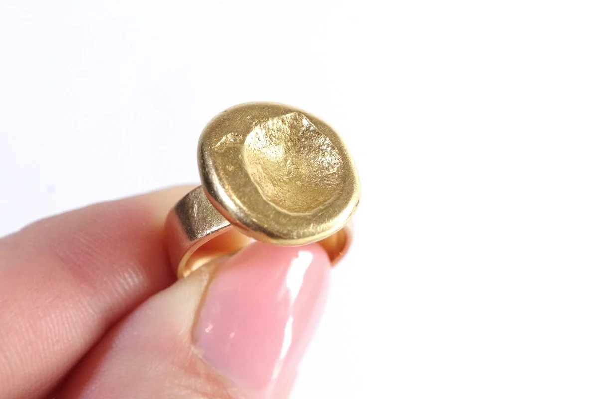 Yellow gold ring - Image 4