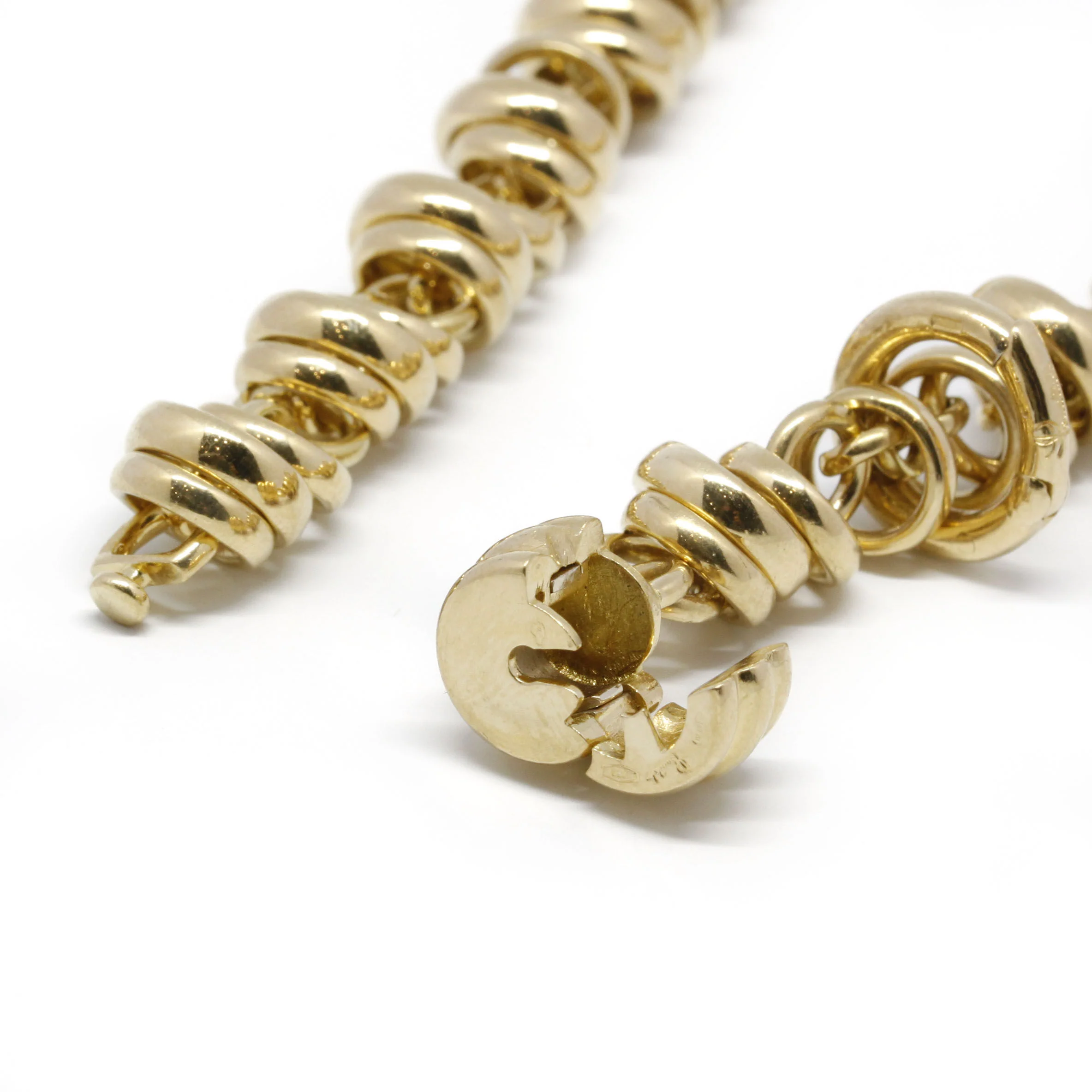 POMELLATO “Mille Cercles” chain necklace in yellow gold - Image 5