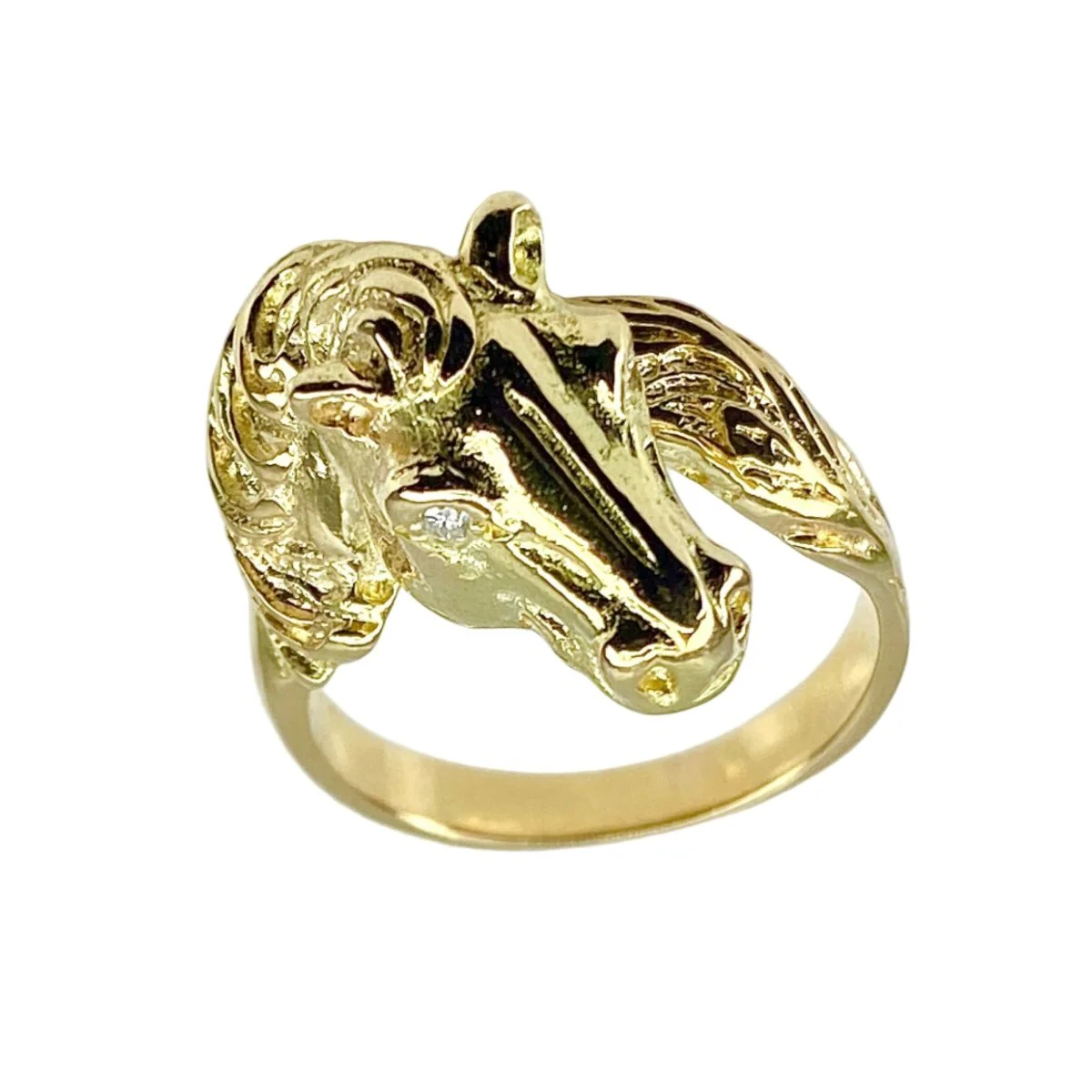 Ring Cocktail in yellow gold and diamonds