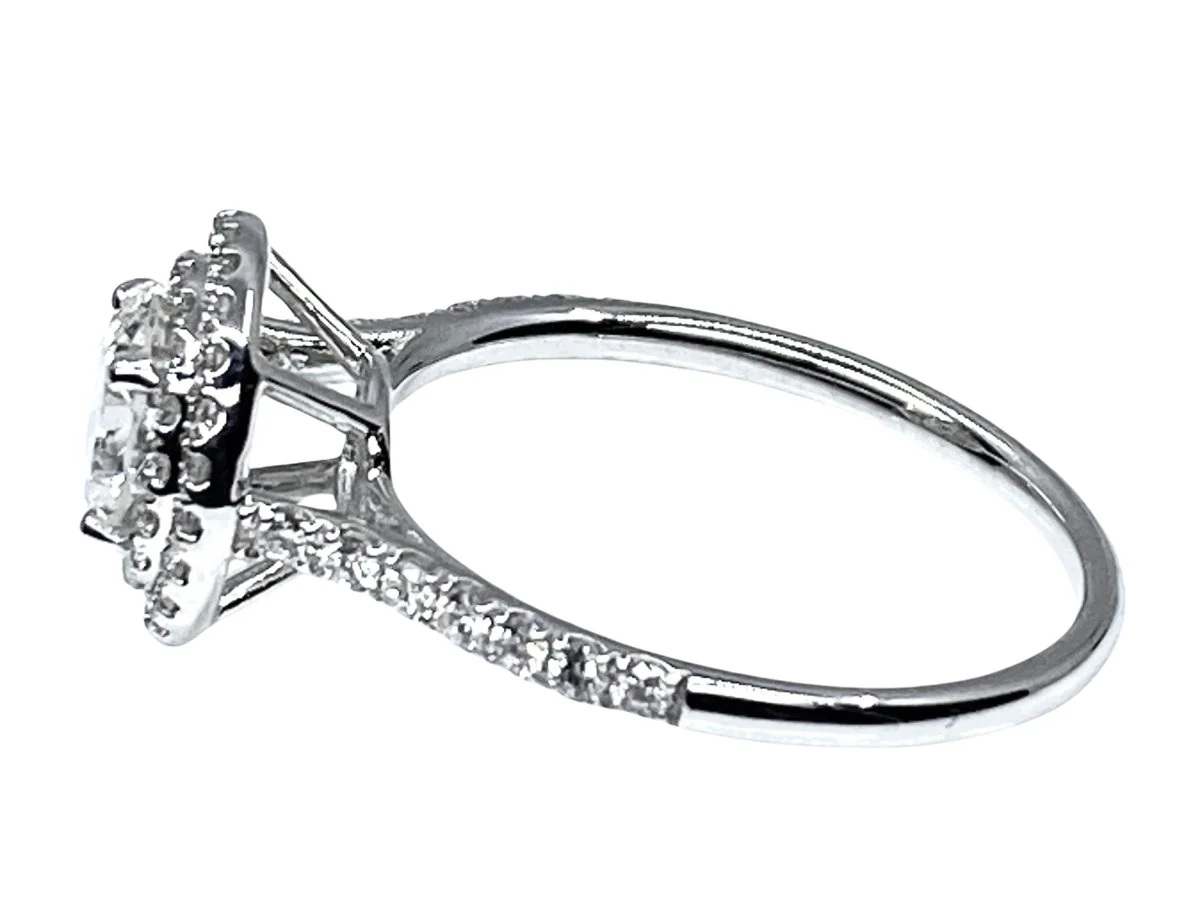 Ring in 18-carat white gold, G-color diamond - Image 8