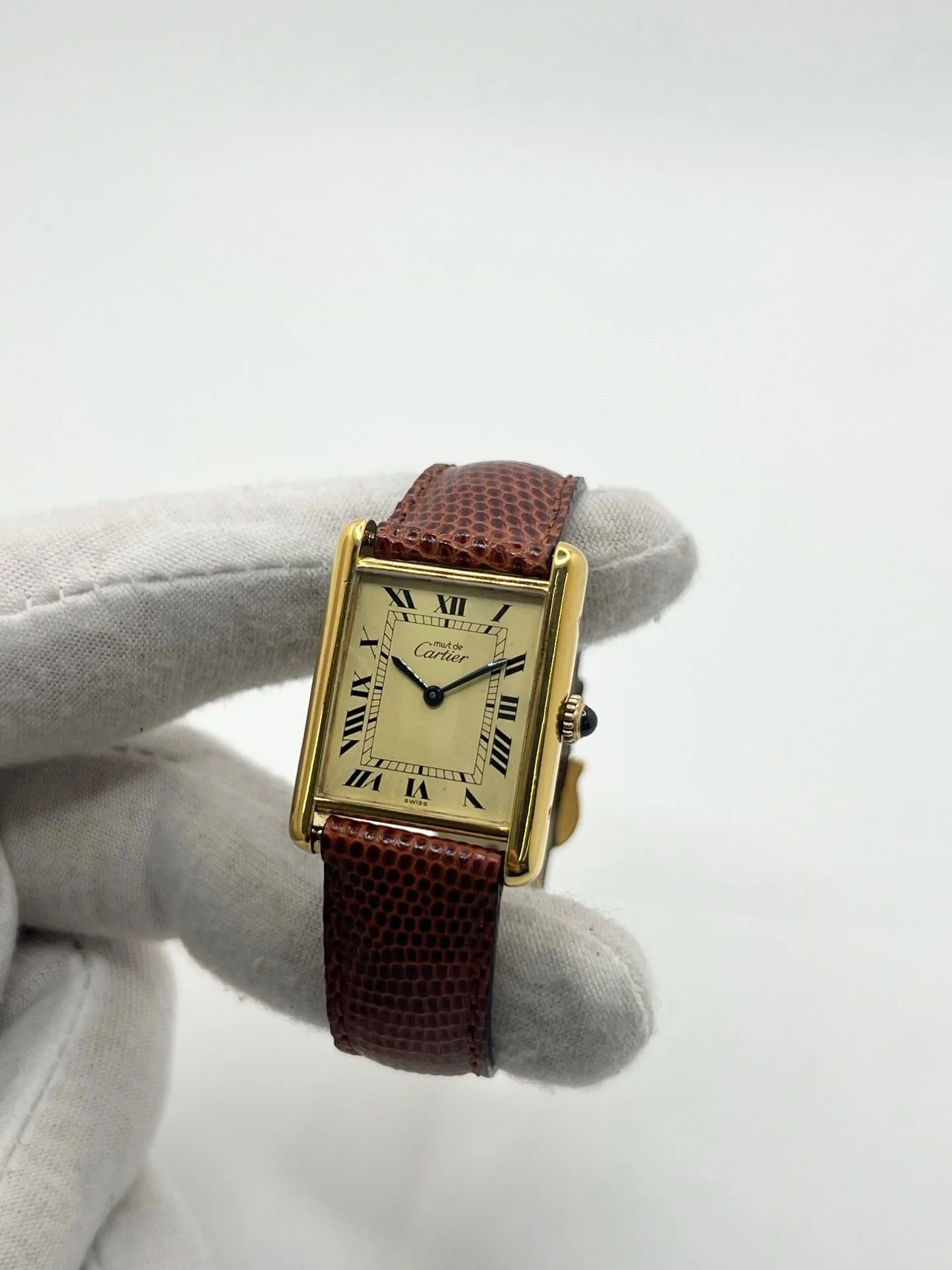 Cartier Tank Must Vermeil Large Model - Image 4