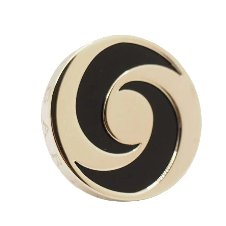 Bulgari Yin Yang white gold and onyx ring