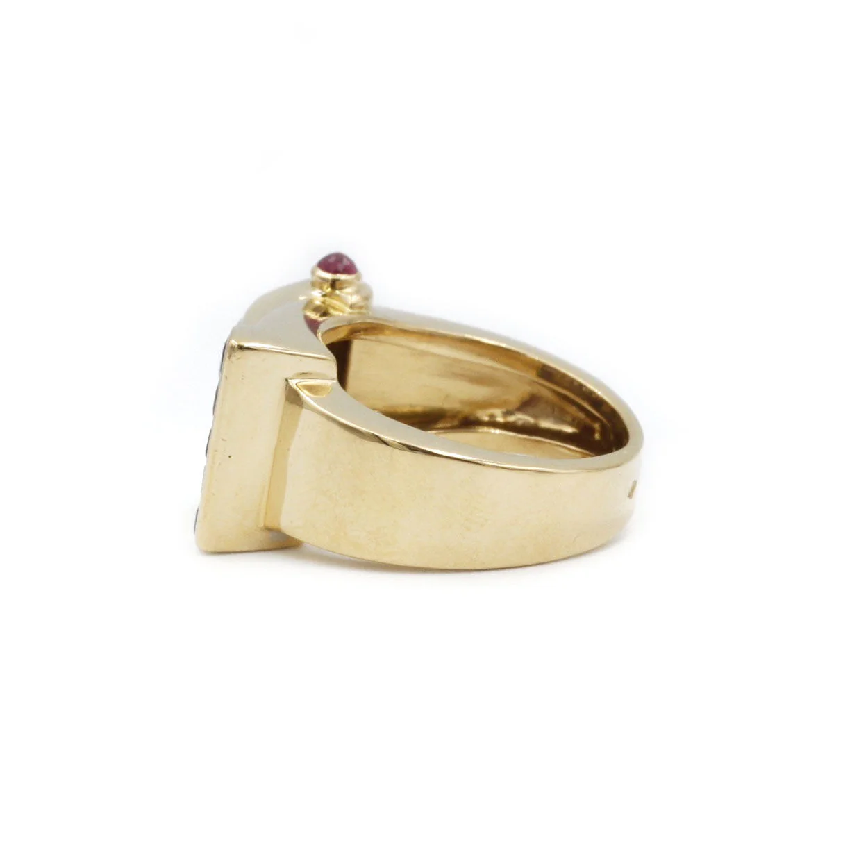 Ring - Gold, Diamonds & Rubies - Image 2