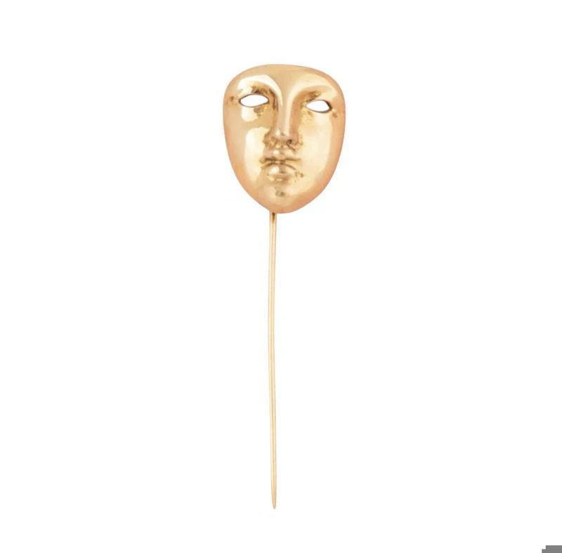 Pin in yellow gold