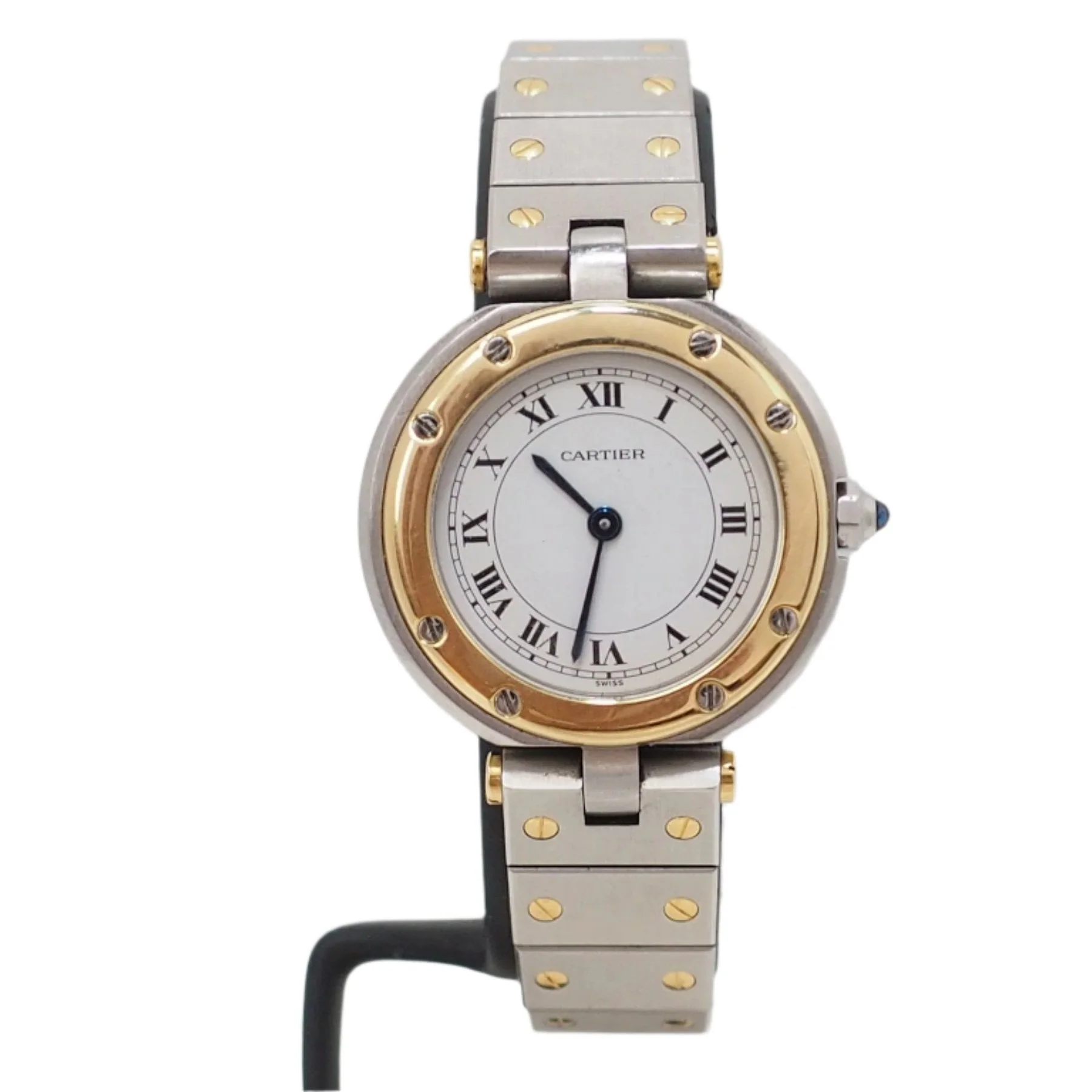 Santos Vendôme de Cartier watch in gold and steel