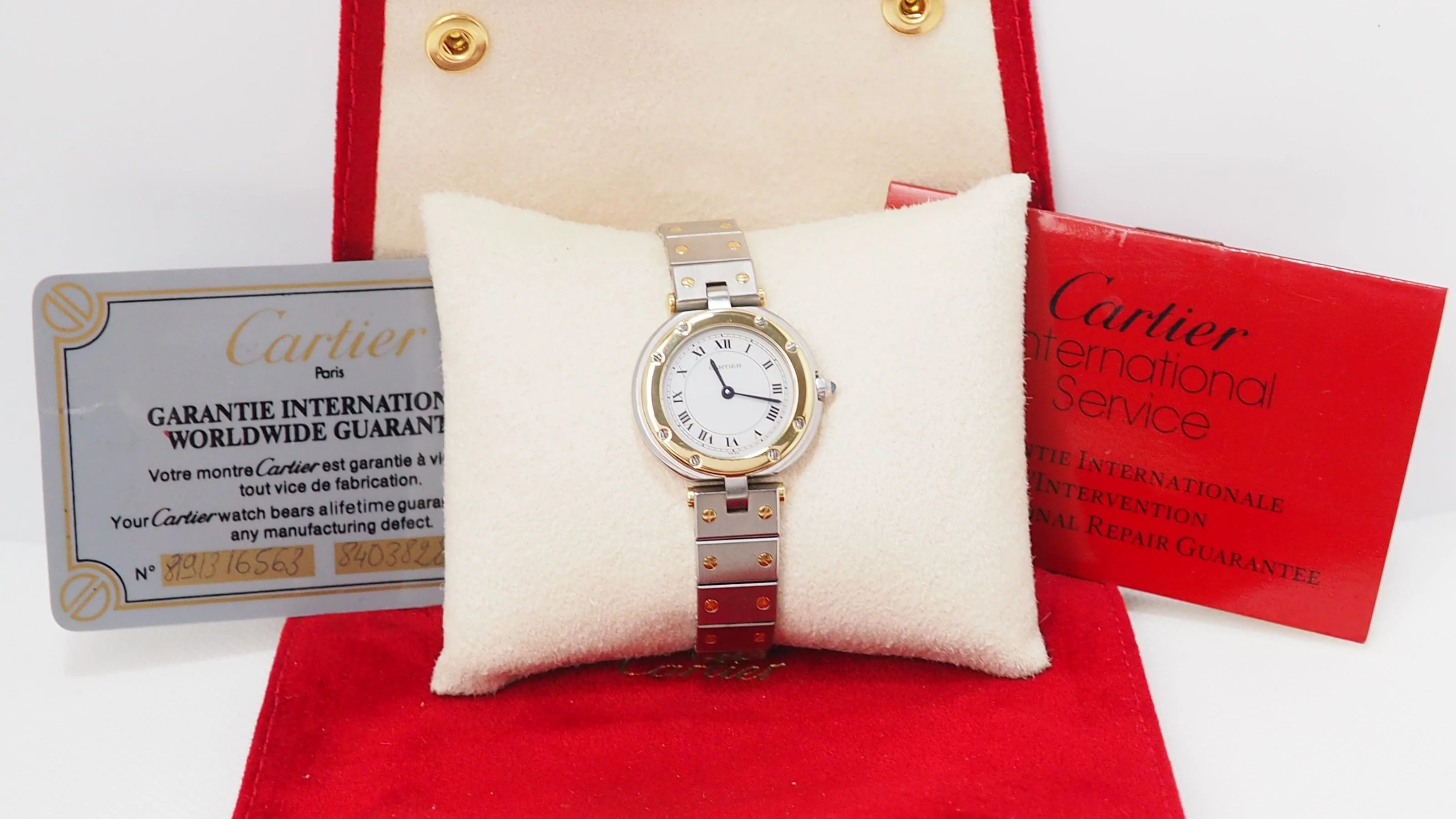 Santos Vendôme de Cartier watch in gold and steel - Image 6