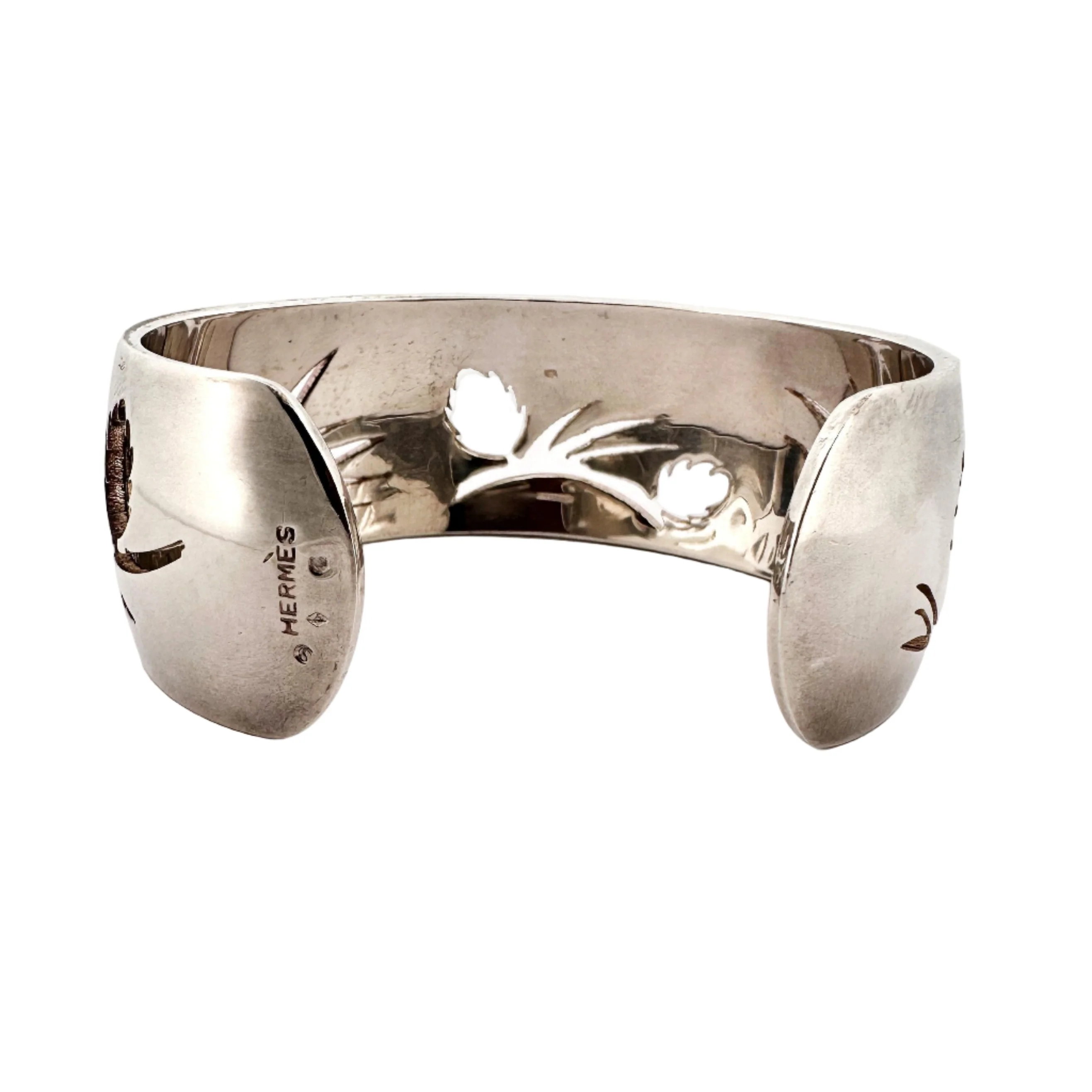HERMÈS Cuff Bracelet in silver - Image 4