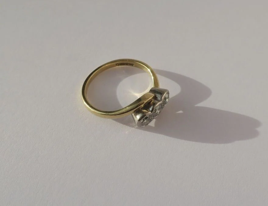 Ring trilogy diamonds 0.50ct - Image 4