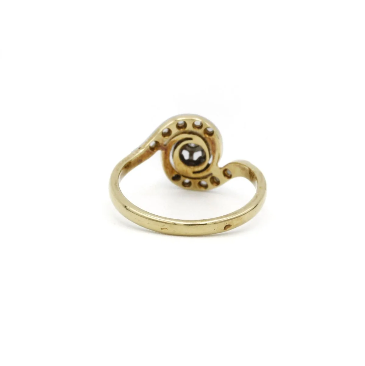 Yellow gold and diamond ring - Image 3