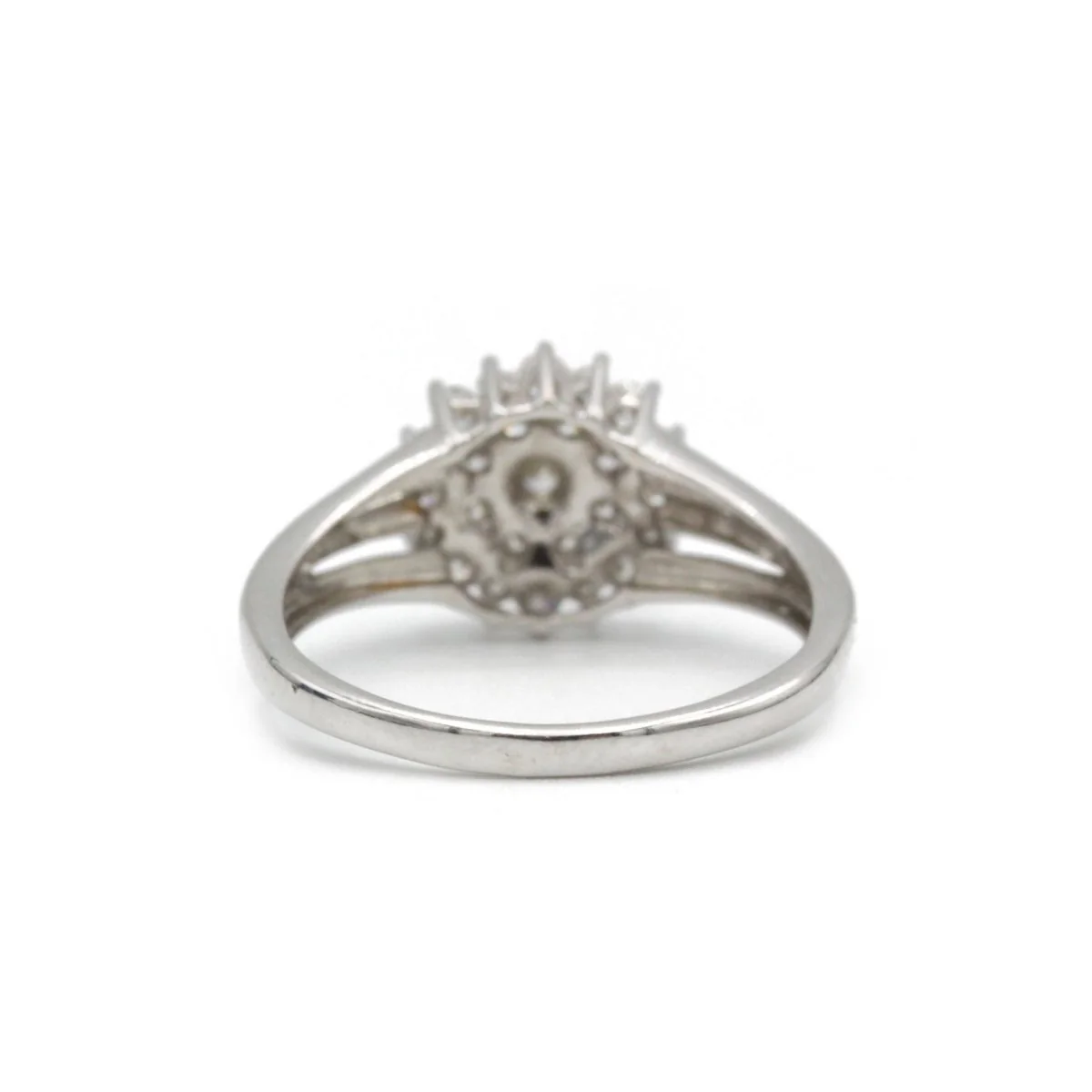 Ring at white gold and diamonds - Image 5