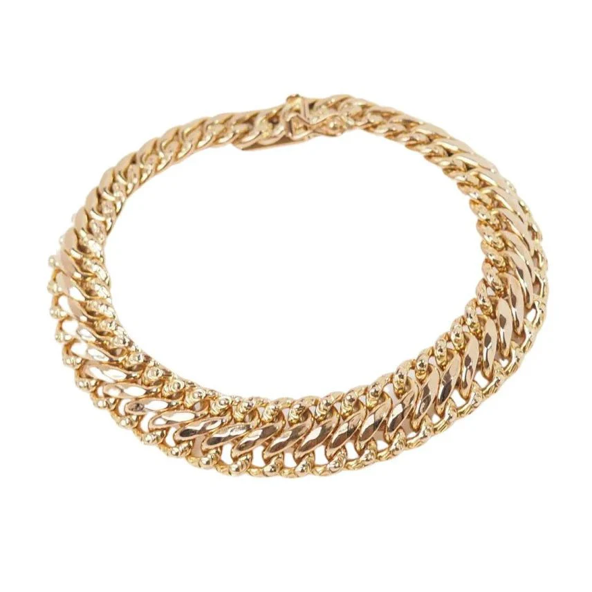 Maille bracelet in yellow gold
