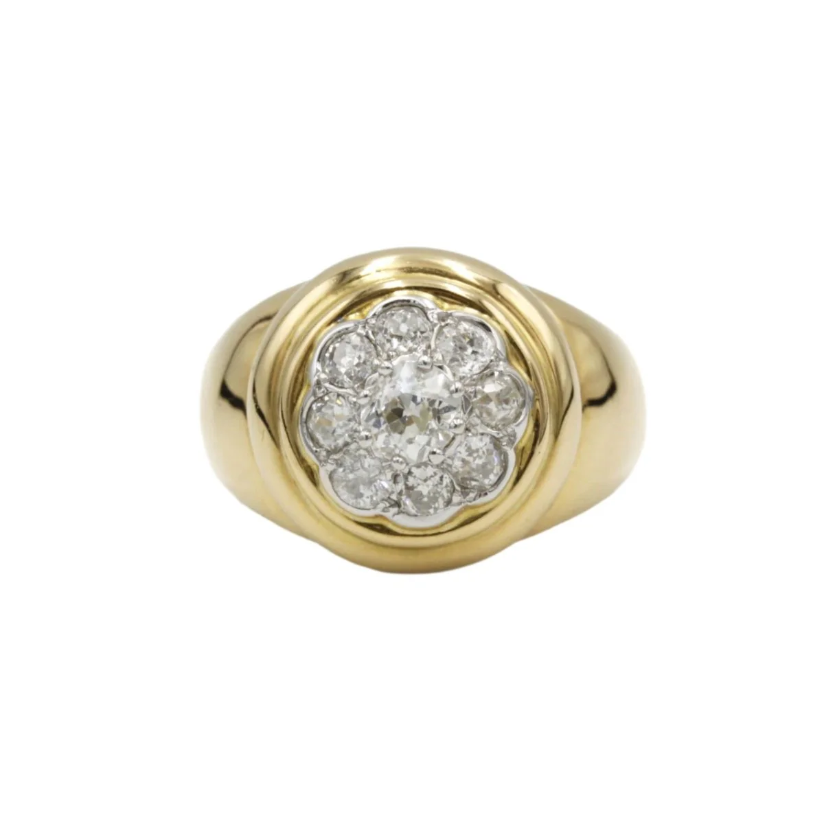 Ring - Gold and diamonds