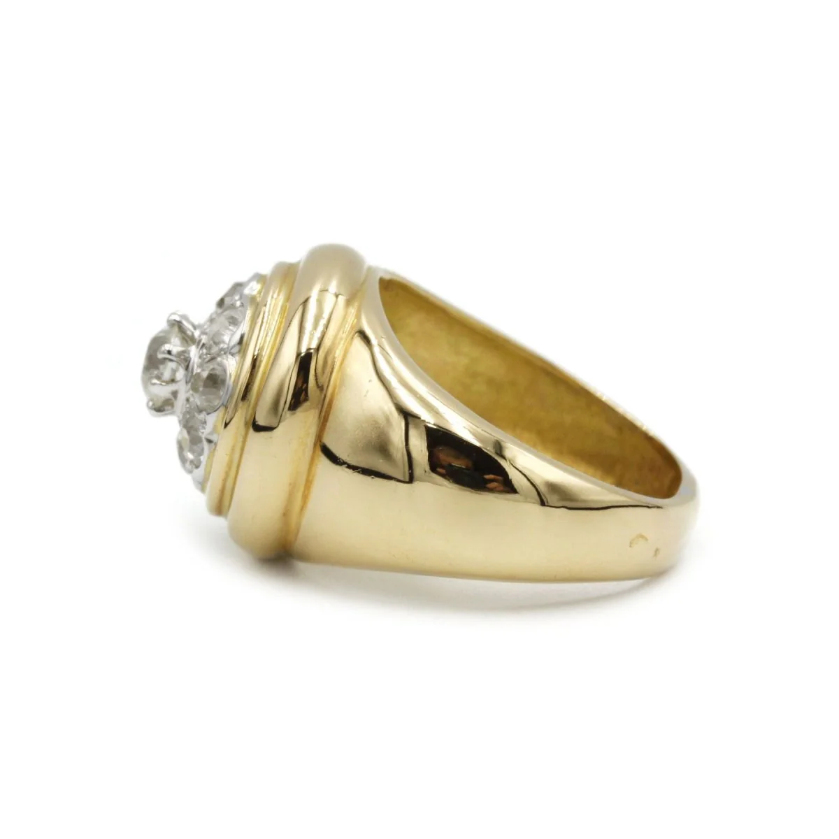 Ring - Gold and diamonds - Image 3