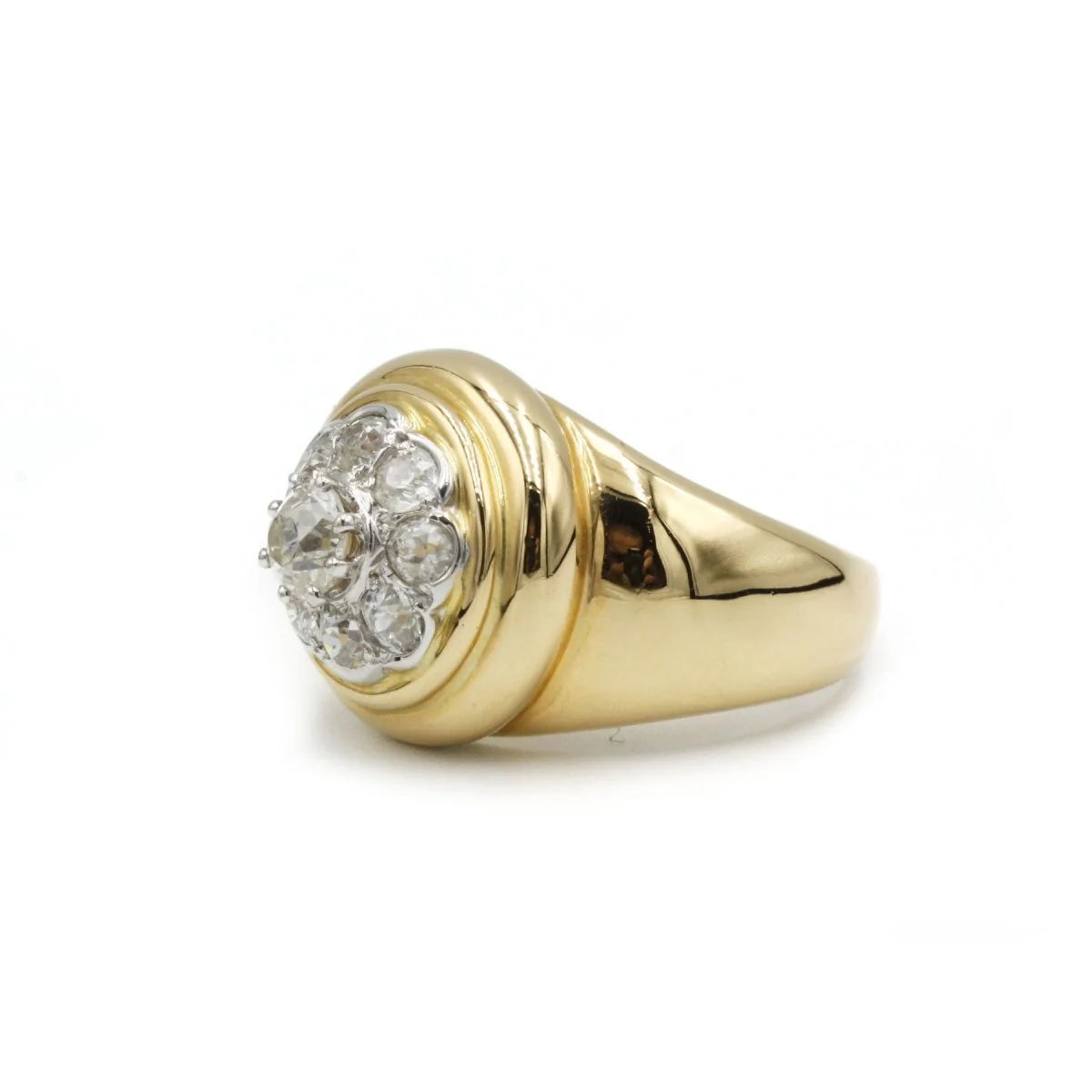 Ring - Gold and diamonds - Image 5