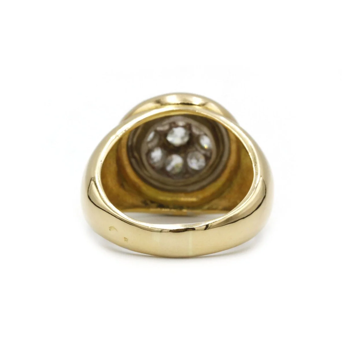 Ring - Gold and diamonds - Image 7