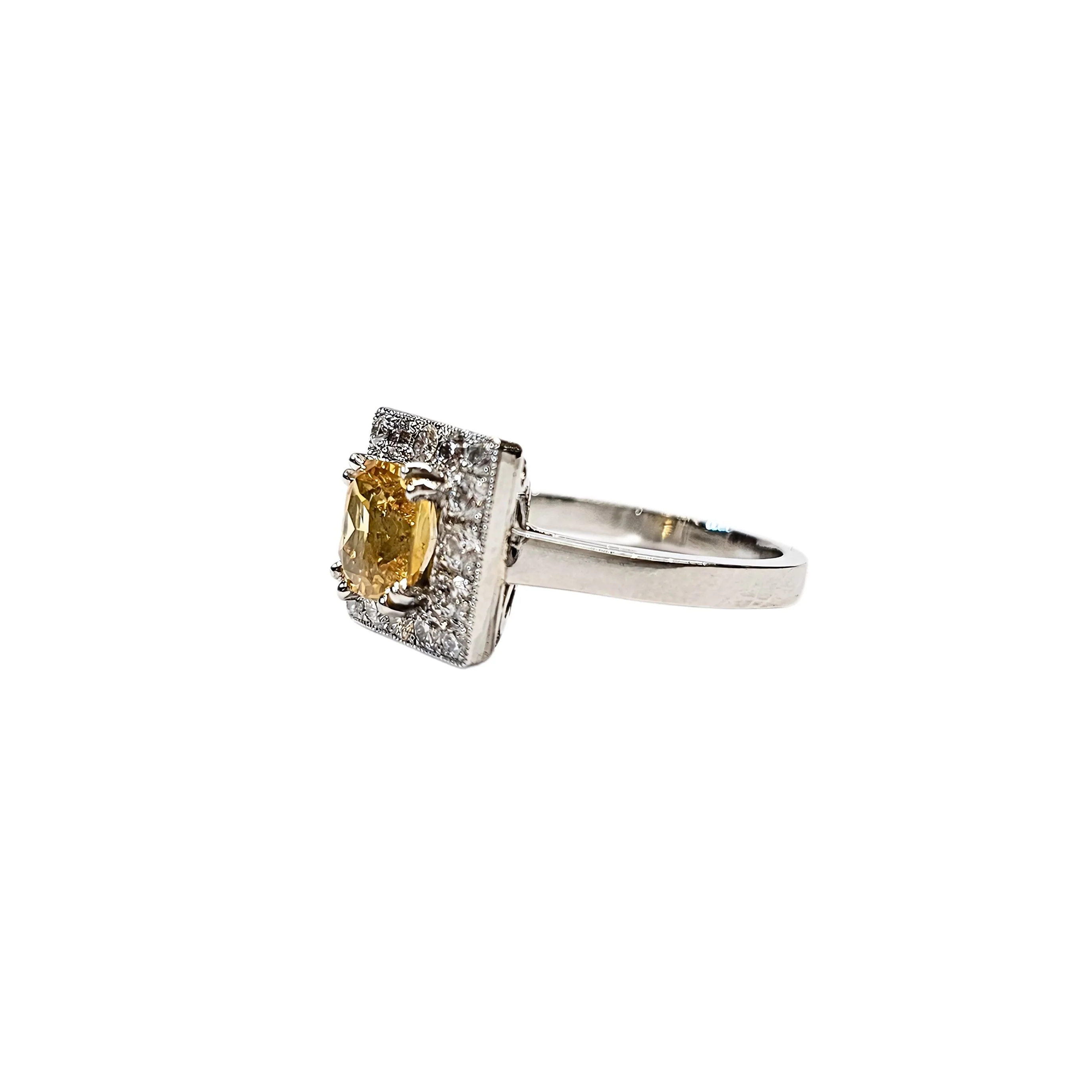 Platinum, sapphire and diamond Entourage ring - Image 3