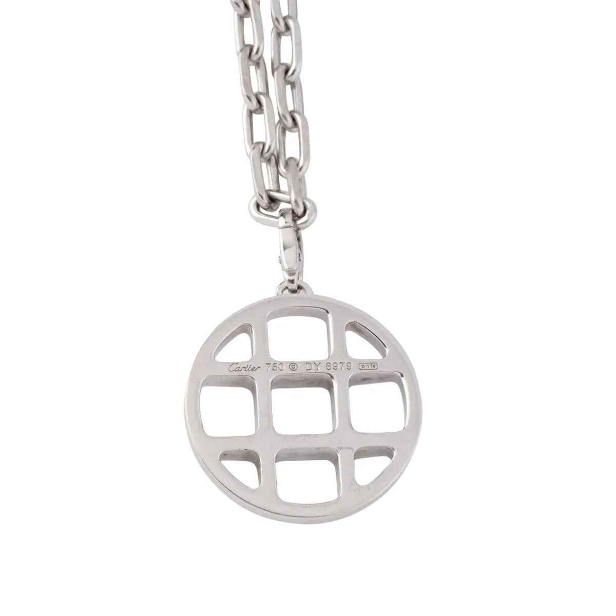 Necklace CARTIER "Pasha" pendant in white gold - Image 3