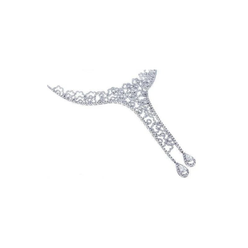 White gold diamond necklace - Image 2