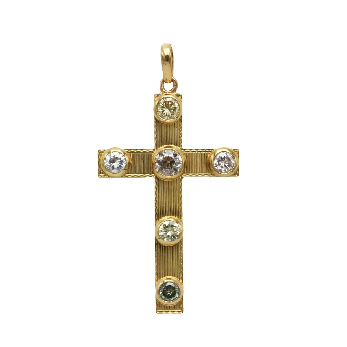 Cross - Gold and diamonds