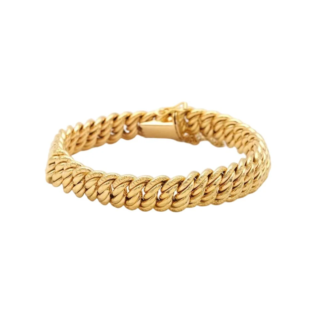Maille bracelet in yellow gold