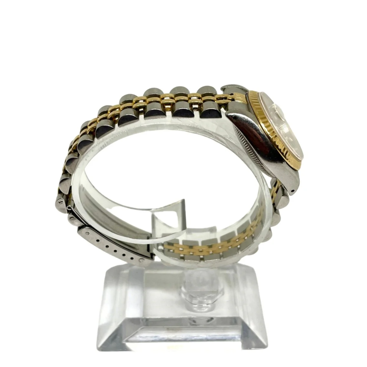 ROLEX "DateJust" Watch in Yellow gold and steel - Image 3