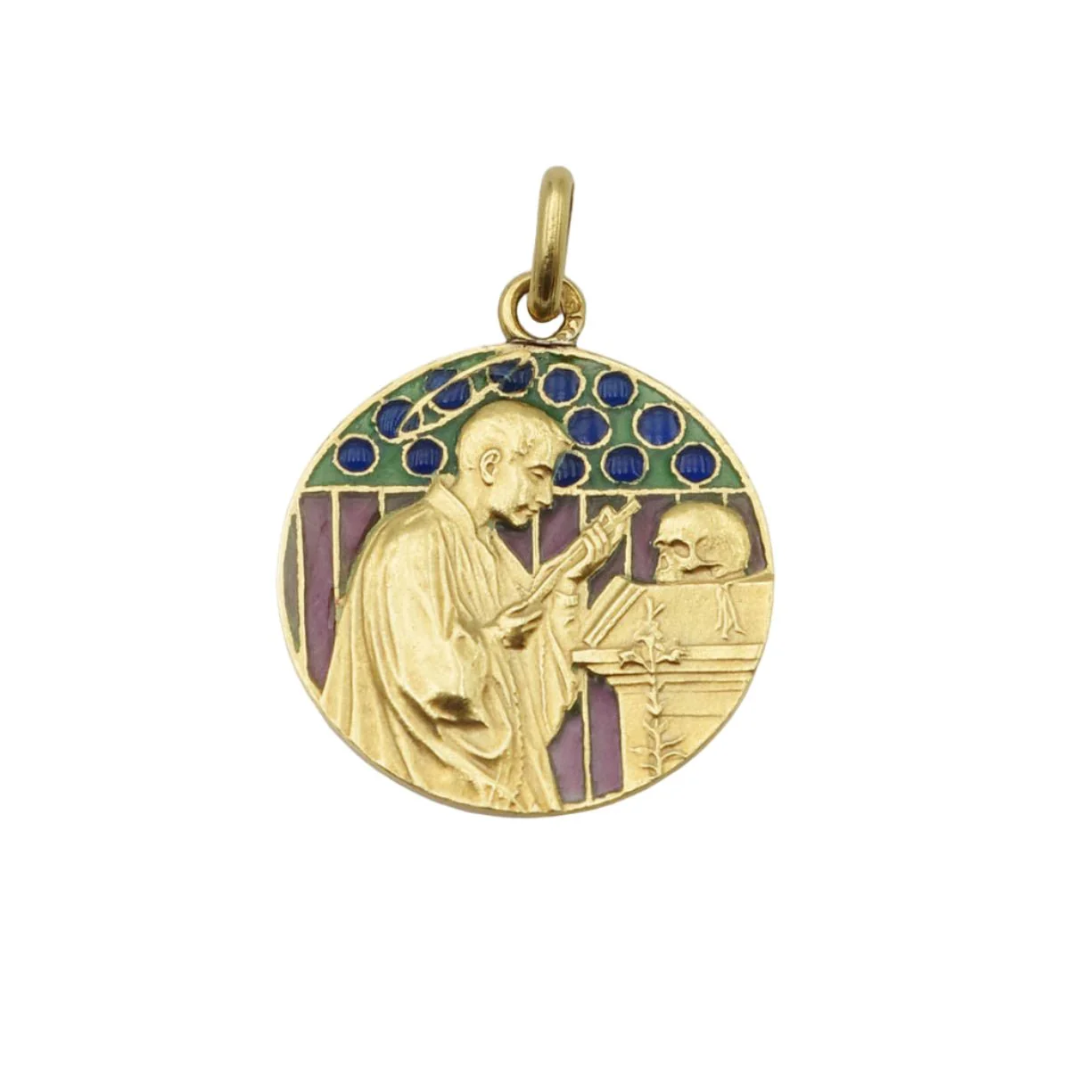 Yellow gold pendant