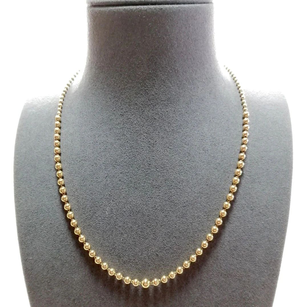 Yellow gold Marseille necklace - Image 6
