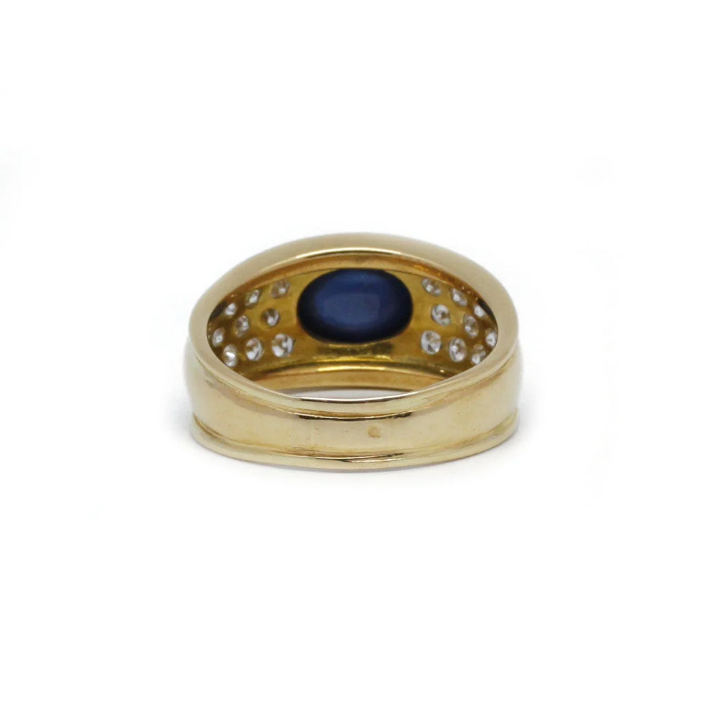 Ring - Gold, Sapphire And Diamonds - Image 3