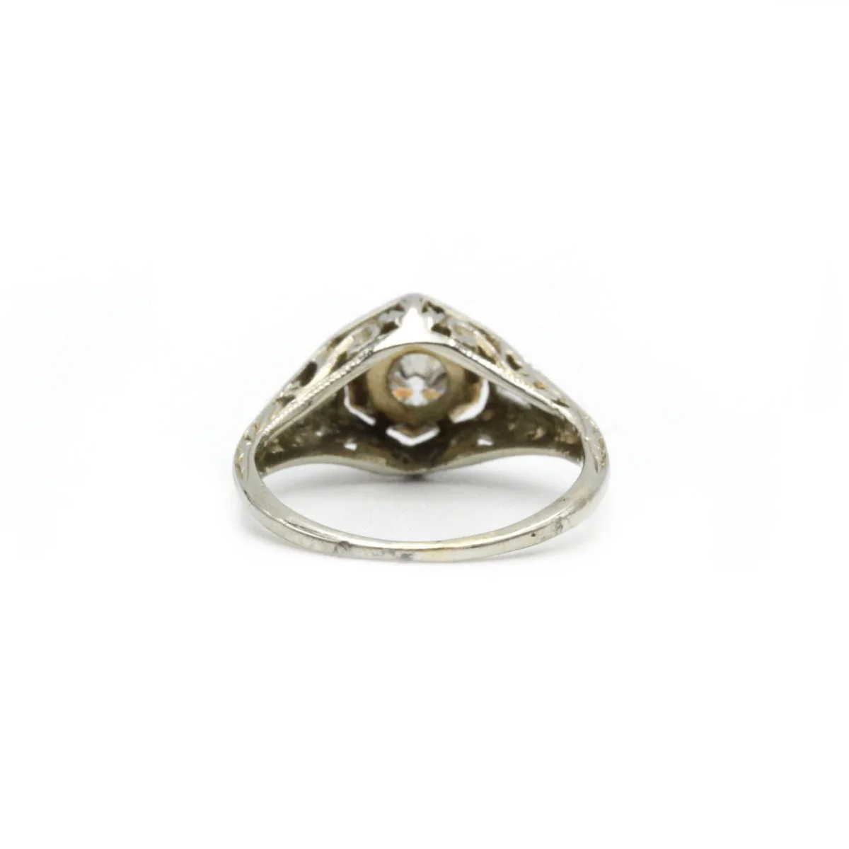 Ring Garter in white gold and diamonds - Image 4