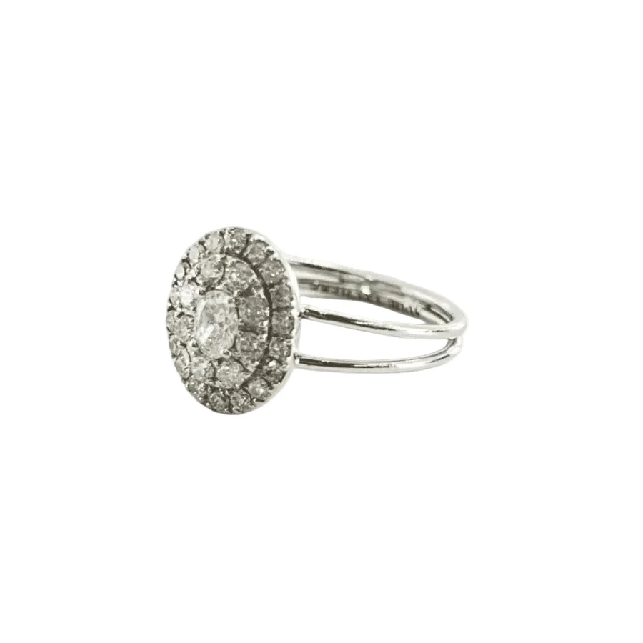 Entourage ring in white gold and diamonds - Image 2