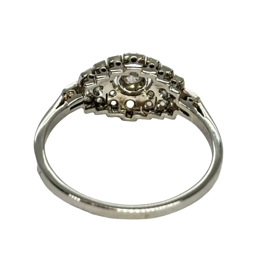 Ring in white gold and diamonds. - Image 4