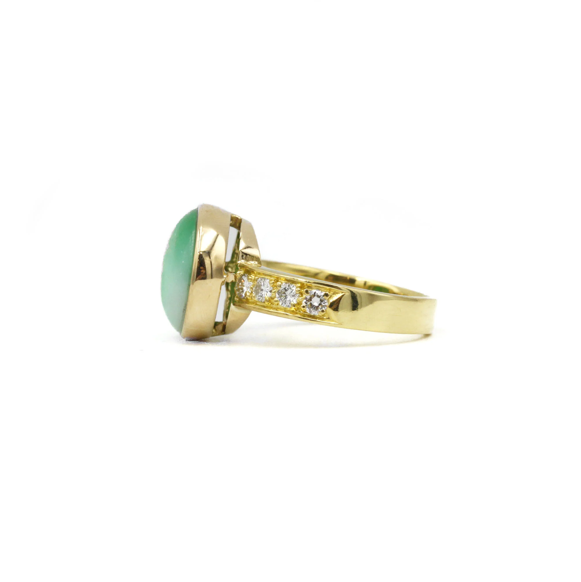 Ring - Jadeite and Diamonds - Image 2