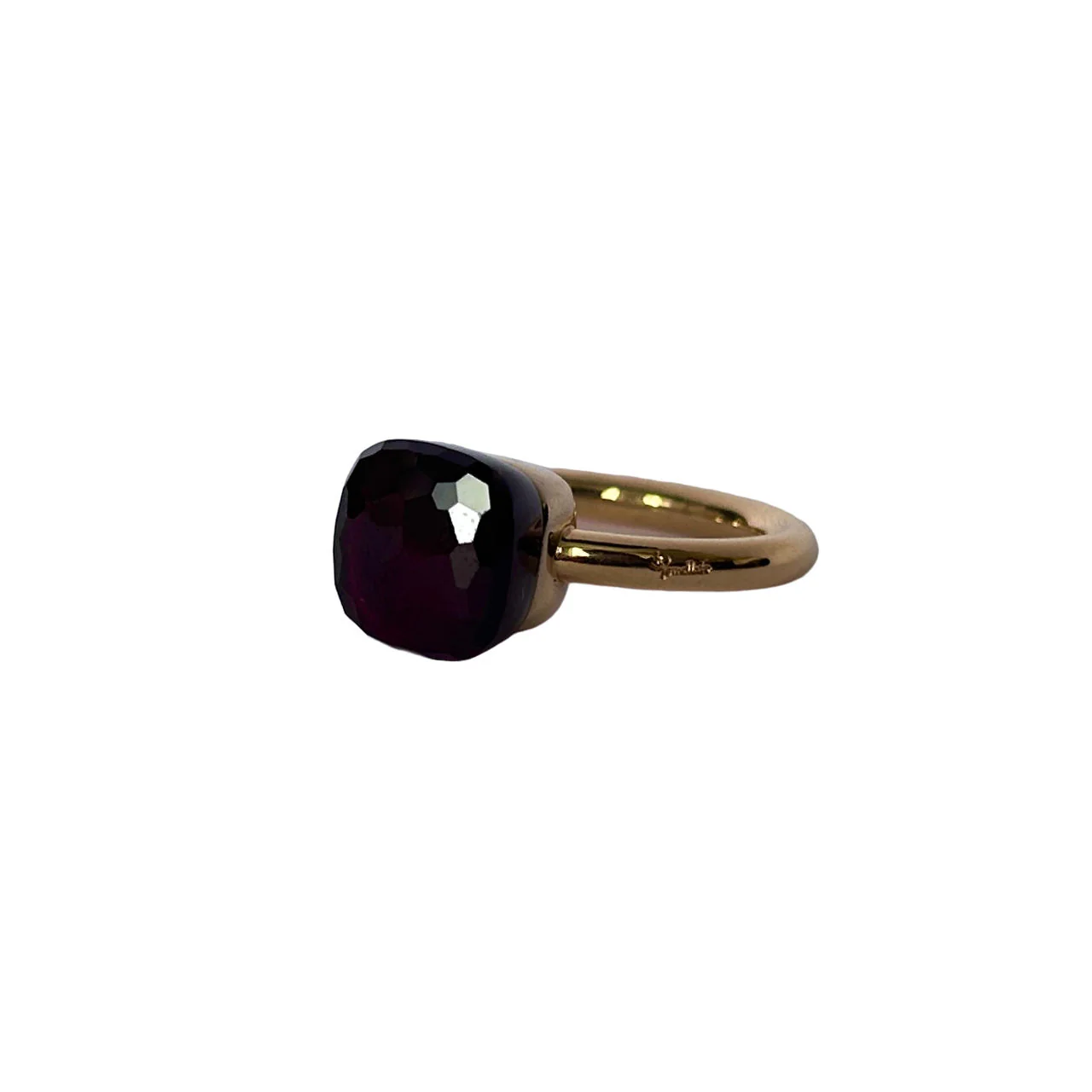 POMELLATO Nudo Classic ring in pink gold and red garnet (Size 54) - Image 6
