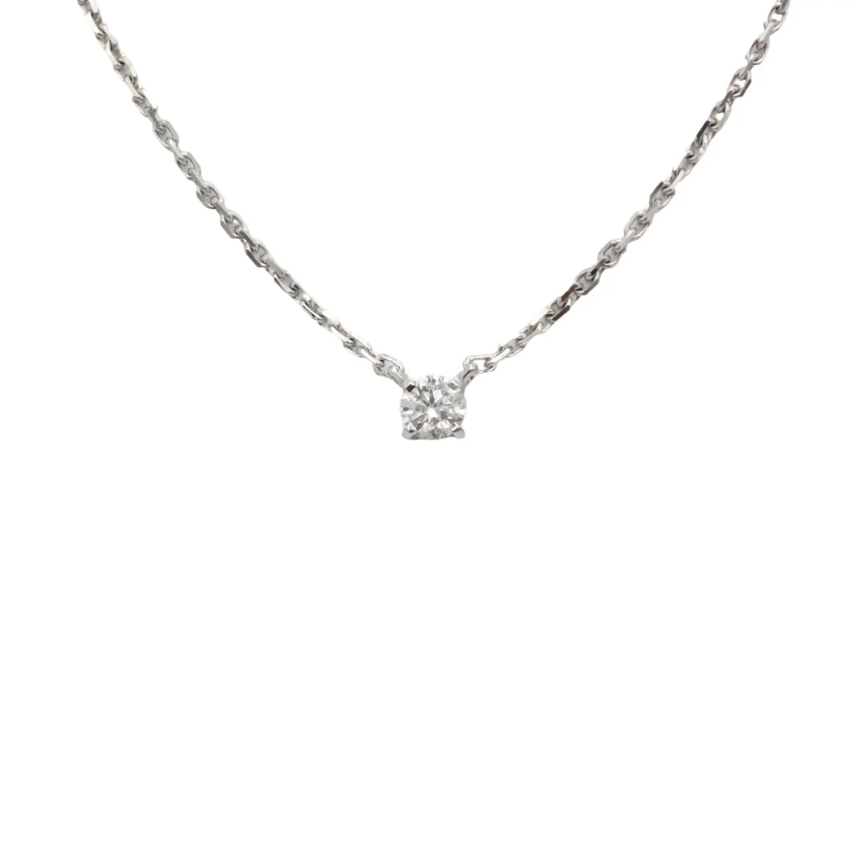 Necklace Pendant MAUBOUSSIN "Mon premier pas d'amour" in white gold and diamonds
