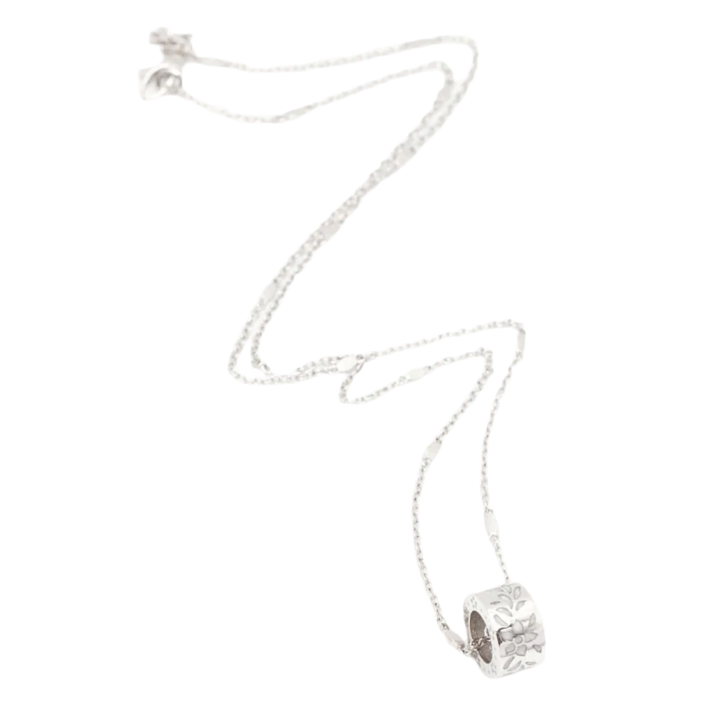 Necklace GUCCI "Icon Blossom" in white gold and enamel - Image 2