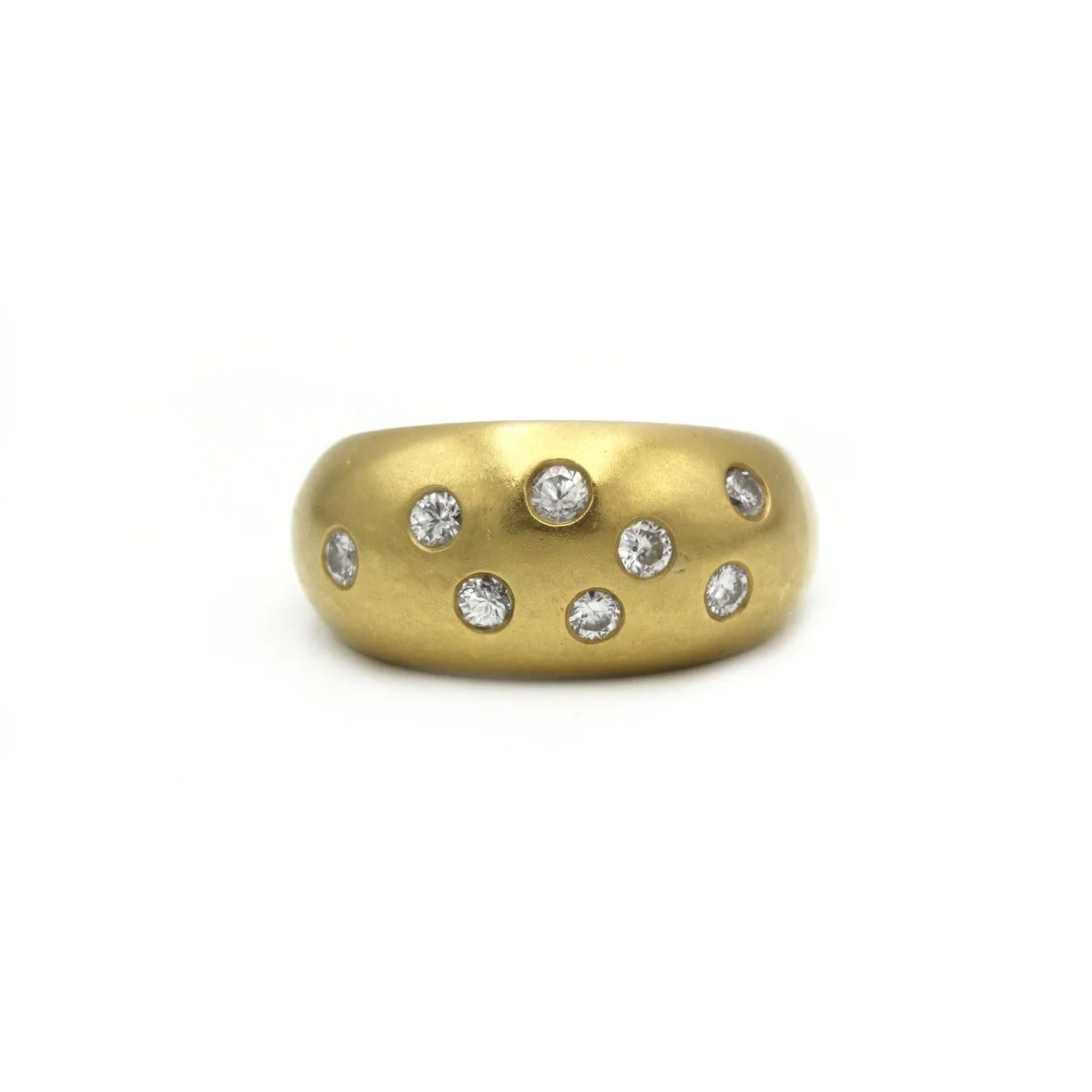 Ring Rush in yellow gold and diamonds