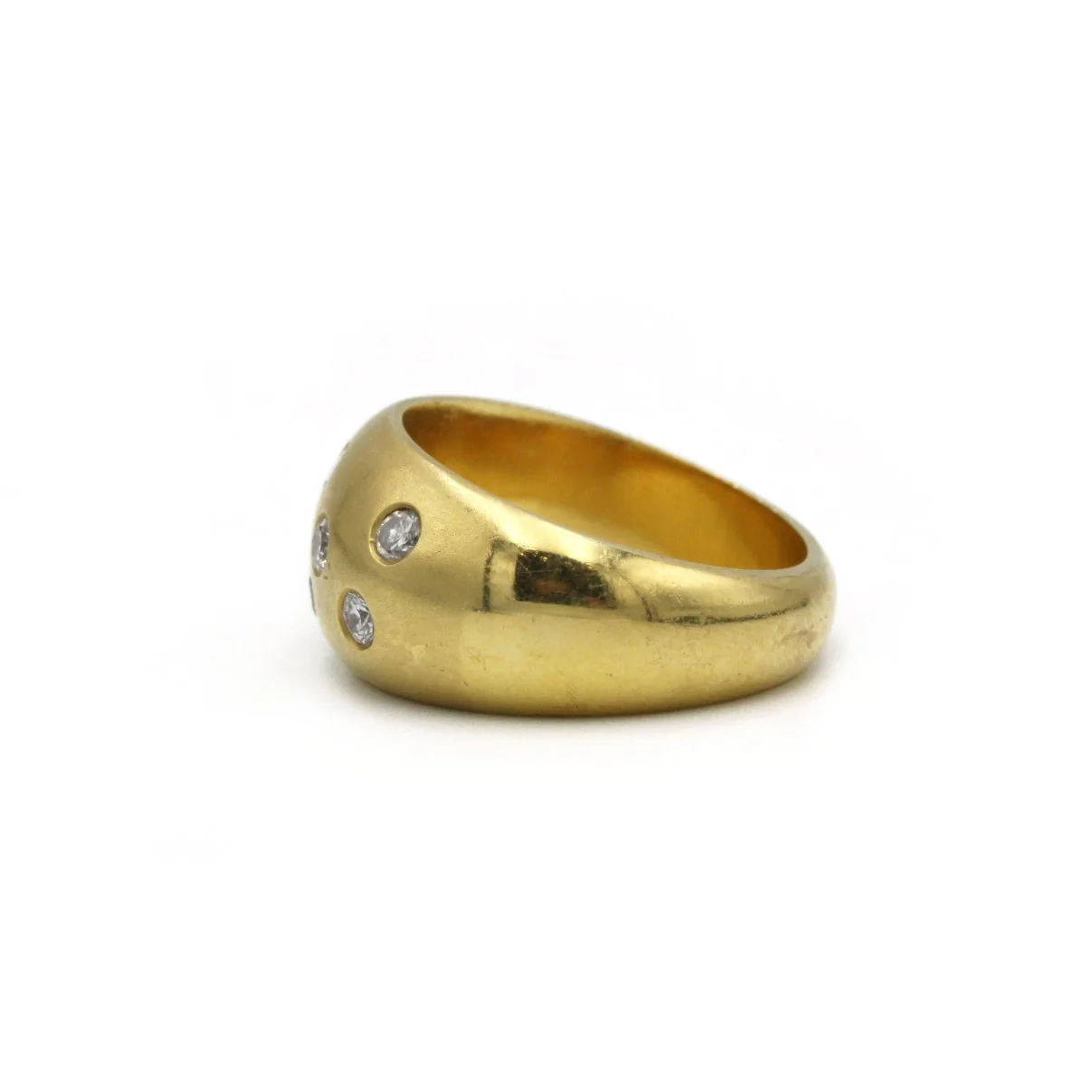 Ring Rush in yellow gold and diamonds - Image 3
