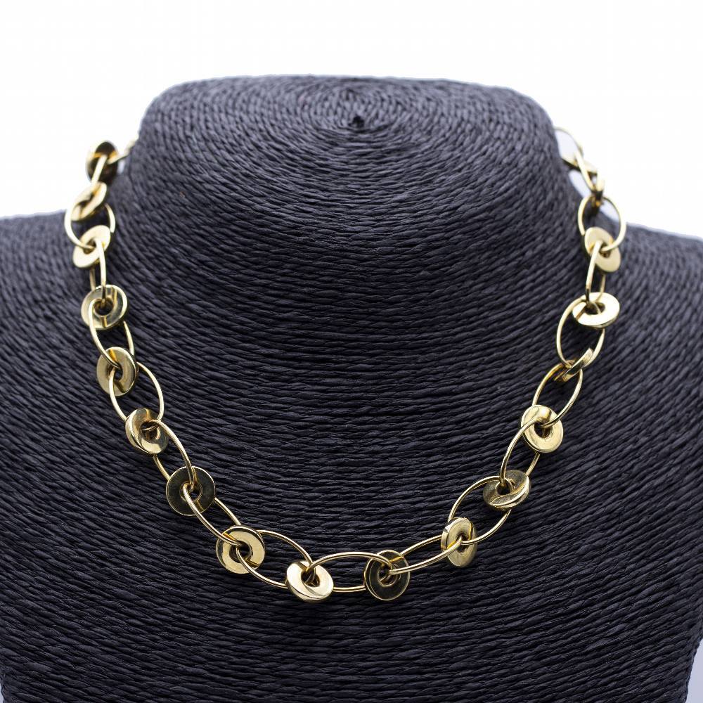 Necklace Creole in yellow gold - Image 2